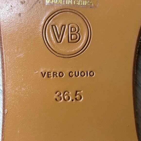 Veronica Beard Gemma Rainbow Metallic Knotted Flat Slide 36.5 6.5 - Picture 7 of 8